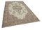 Beige Oriental Contemporary Hand Knotted Vintage Rug, Image 2