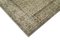 Beige Anatolian  Low Pile Hand Knotted Vintage Rug 4