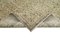 Beige Anatolian  Low Pile Hand Knotted Vintage Rug 6