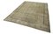 Beige Anatolian  Low Pile Hand Knotted Vintage Rug 3