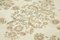 Alfombra vintage oriental beige decorativa tejida a mano, Imagen 5