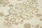 Beige Oriental Decorative Hand Knotted Vintage Rug 5