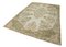 Beige Oriental Decorative Hand Knotted Vintage Rug, Image 3