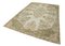Handgeknüpfter orientalischer beige handgeknüpfter Vintage Teppich 3