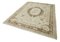 Beige Anatolian  Wool Hand Knotted Vintage Rug 3