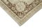 Beige Anatolian  Wool Hand Knotted Vintage Rug 4