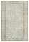 Beige Anatolian  Traditional Hand Knotted Vintage Carpet 1