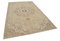 Beige Oriental Contemporary Hand Knotted Vintage Rug 2