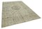 Beige Oriental Wool Hand Knotted Vintage Rug, Image 2