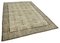 Beige Oriental Antique Hand Knotted Vintage Rug 2