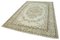 Tappeto vintage antico beige annodato a mano, beige, Immagine 3