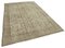 Beige Oriental Decorative Hand Knotted Vintage Rug 2