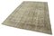 Beige Oriental Decorative Hand Knotted Vintage Rug, Image 3