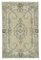 Beige Oriental Traditional Hand Knotted Vintage Rug 1