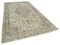 Beige Anatolian  Contemporary Hand Knotted Vintage Rug 2