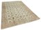 Tapis Décoratif Anatolien Beige Tissé à la Main Vintage Beige 2