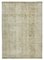 Beige Anatolian  Contemporary Hand Knotted Vintage Rug, Image 1