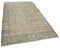 Orientalischer antiker handgeknüpfter Vintage Teppich in Beige 2