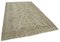 Beige Oriental Wool Hand Knotted Vintage Rug 2