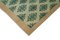 Green Oriental Antique Hand Knotted Vintage Rug 4