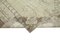 Alfombra anatolia antigua beige vintage tejida a mano, Imagen 6