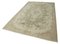 Beige Anatolian  Low Pile Hand Knotted Vintage Rug, Image 3