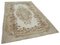 Orientalischer antiker handgeknüpfter Vintage Teppich in Beige 2