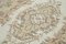 Orientalischer antiker handgeknüpfter Vintage Teppich in Beige 5