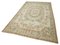 Beige Anatolian  Antique Hand Knotted Vintage Rug 3