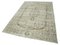 Beige Anatolian  Wool Hand Knotted Vintage Rug 3