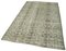 Beige Oriental Contemporary Hand Knotted Vintage Rug, Image 3