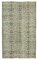 Beige Oriental Contemporary Hand Knotted Vintage Rug 1