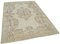 Beige Oriental Traditional Hand Knotted Vintage Rug 2