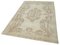 Beige Oriental Traditional Hand Knotted Vintage Rug 3