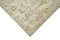 Beige Anatolian  Antique Hand Knotted Vintage Rug 4