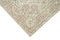 Tappeto vintage annodato a mano in lana anatolica beige, Immagine 4