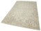 Beige Anatolian  Wool Hand Knotted Vintage Rug 3