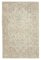 Beige Anatolian  Wool Hand Knotted Vintage Rug, Image 1