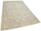 Beige Anatolian  Wool Hand Knotted Vintage Rug 2