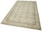 Tappeto vintage antico beige annodato a mano, beige, Immagine 3