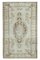 Tapis Vintage en Laine Oriental Orienté à la Main Beige 1