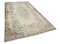 Tappeto vintage decorativo fatto a mano beige, Turchia, Immagine 2