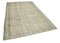 Beige Turkish Contemporary Handmade Vintage Carpet 2