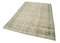 Beige Turkish Contemporary Handmade Vintage Rug, Image 3