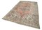Orientalischer antiker handgeknüpfter Vintage Teppich in Beige 3