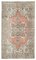 Orientalischer antiker handgeknüpfter Vintage Teppich in Beige 1