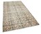 Beige Oriental Traditional Hand Knotted Vintage Rug 2