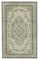 Tapis Anatolien Beige Antique Tissé à la Main Vintage Beige 1