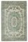 Beige Anatolian  Low Pile Hand Knotted Vintage Rug 1