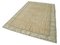 Beige Anatolian  Contemporary Hand Knotted Vintage Rug 3